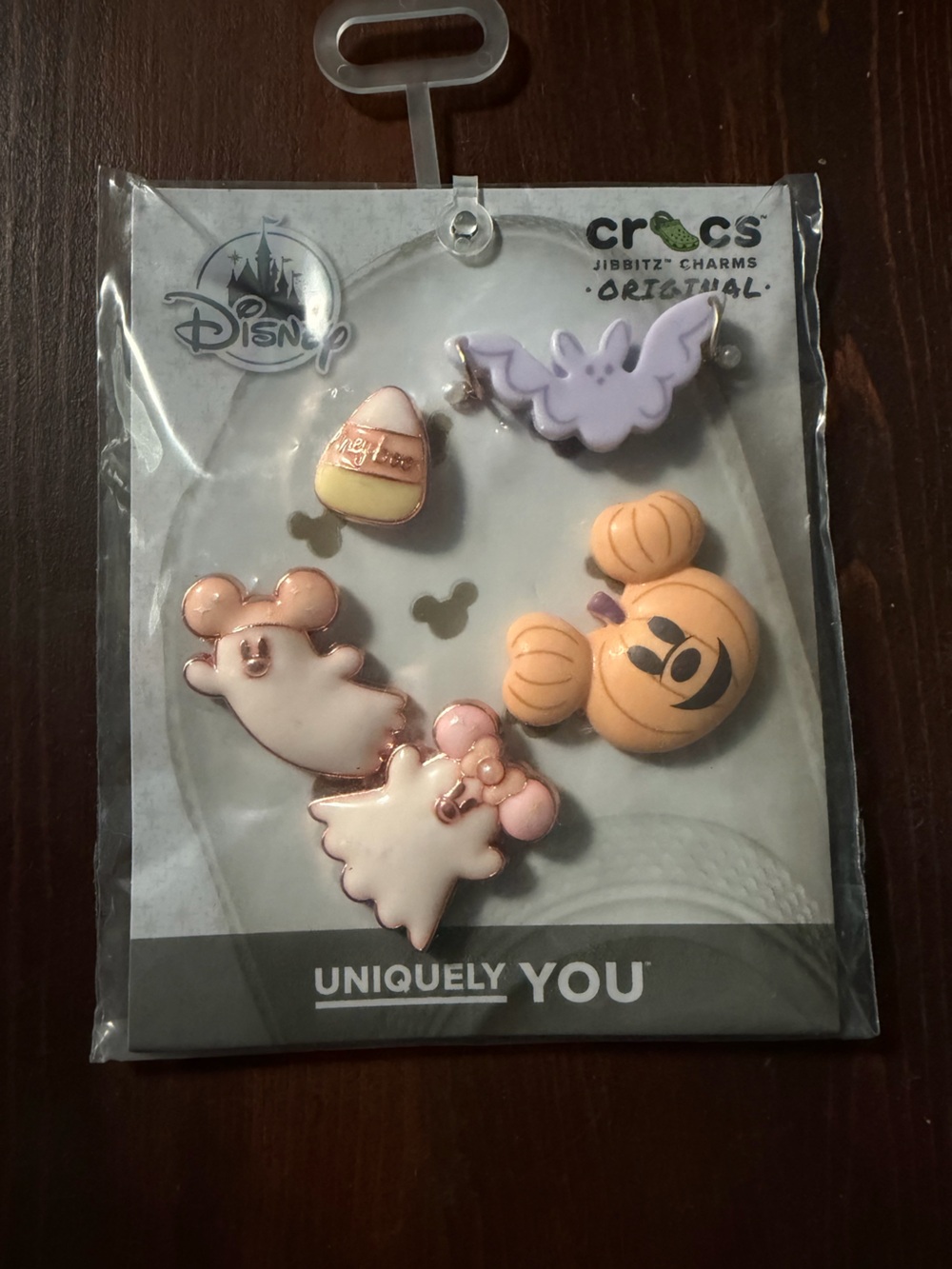 Disney x Crocs Hey Boo Halloween Jibbitz Charm Set - Pink, Peach & Lavender